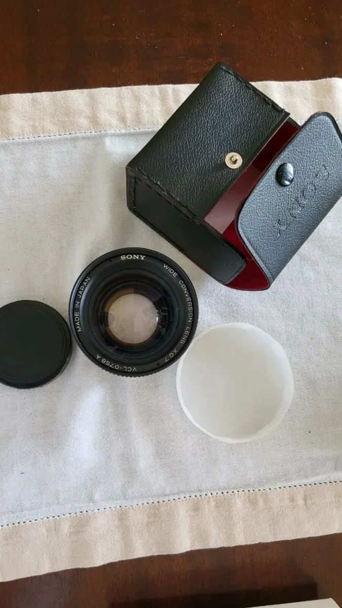 Sony "Cyber Shot VCL- 0758A wide conversion lens - Image 1