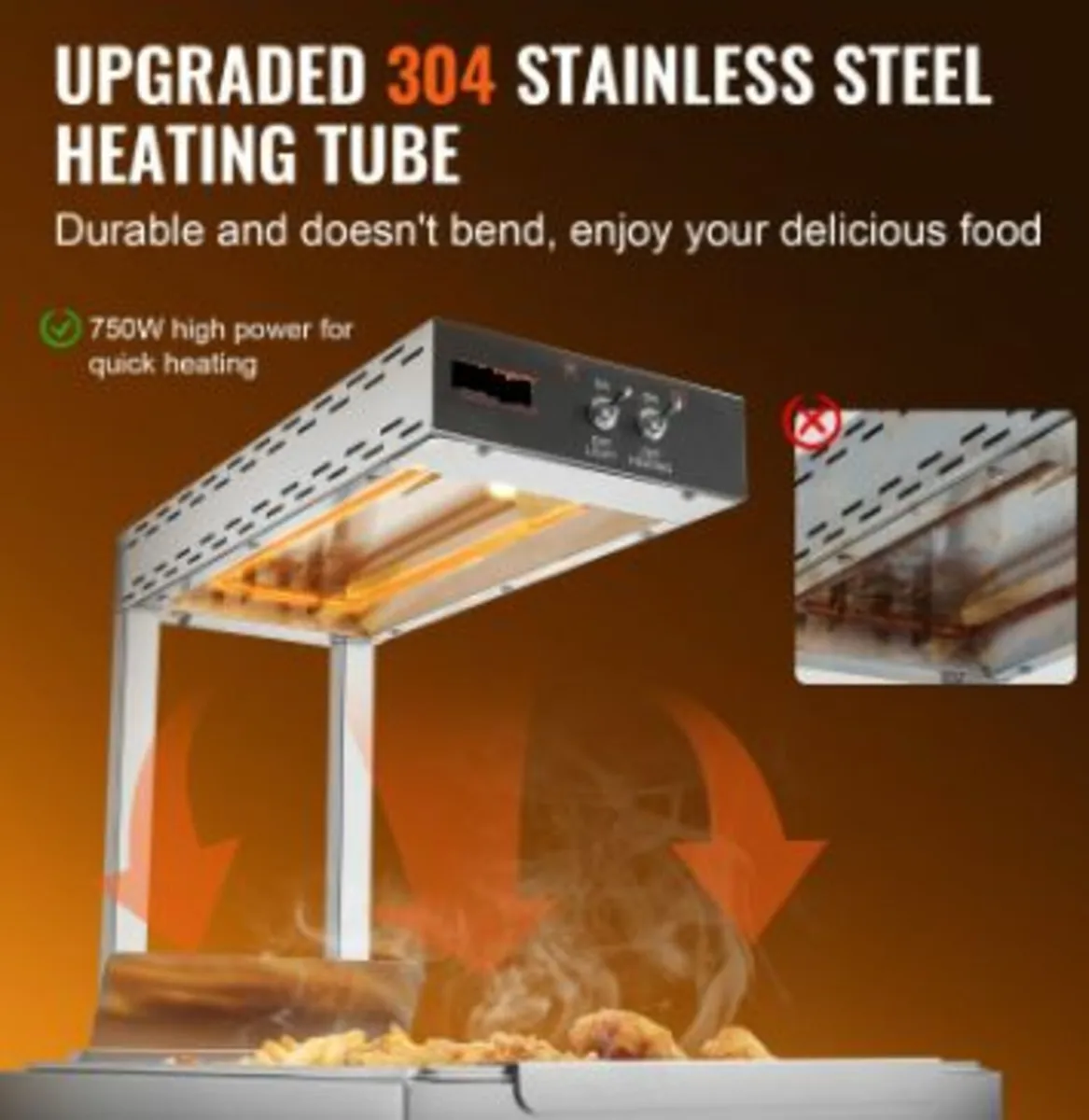French Fry Food Warmer Electric Chip - Image 3