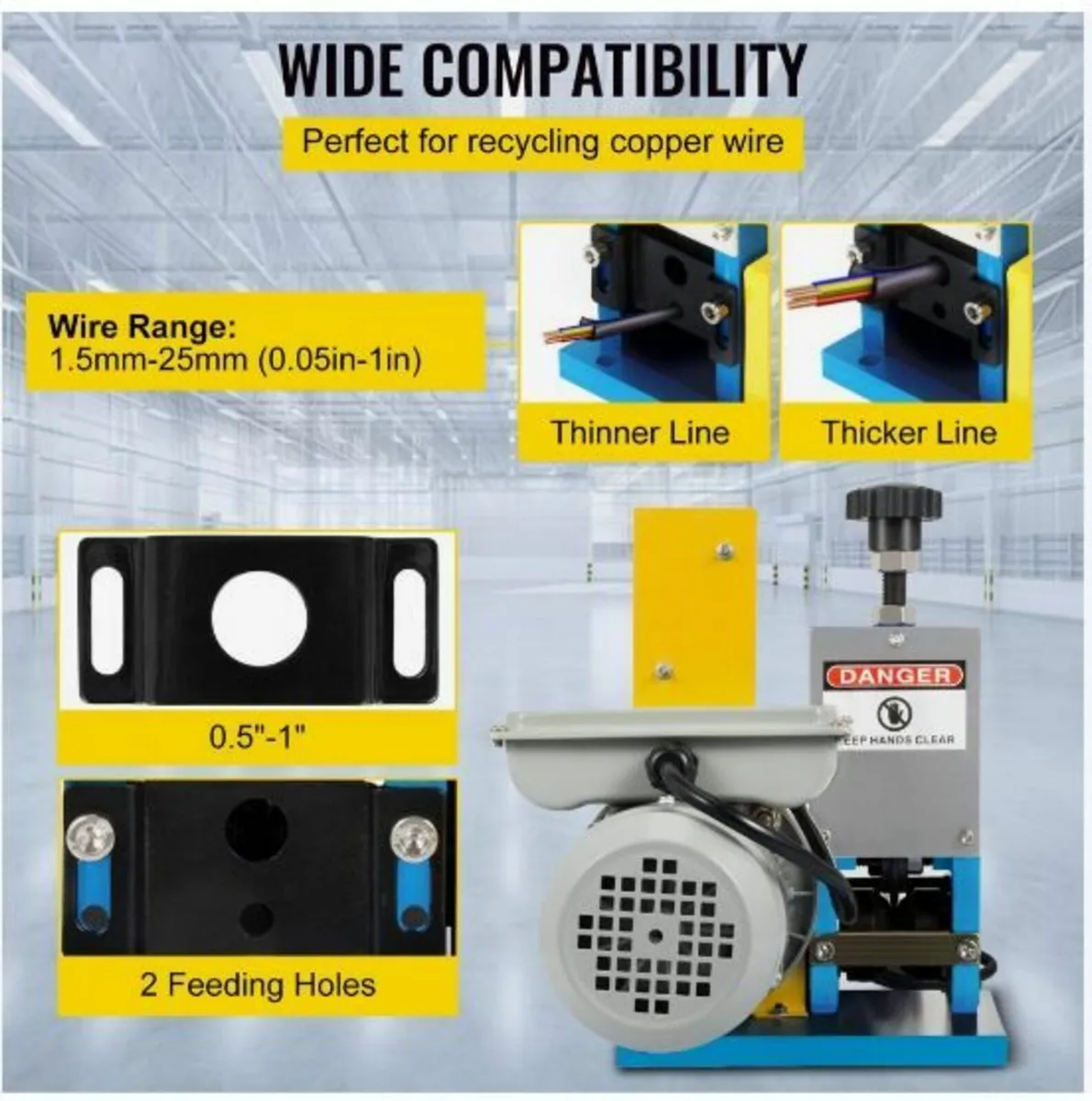 Electric Wire Stripping Machine Φ1.5mm~Φ25mm - Image 4