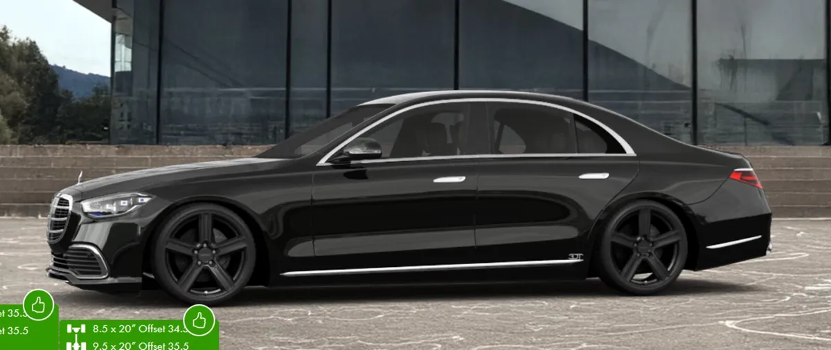 Mercedes S class alloy wheels by Dezent - Image 4