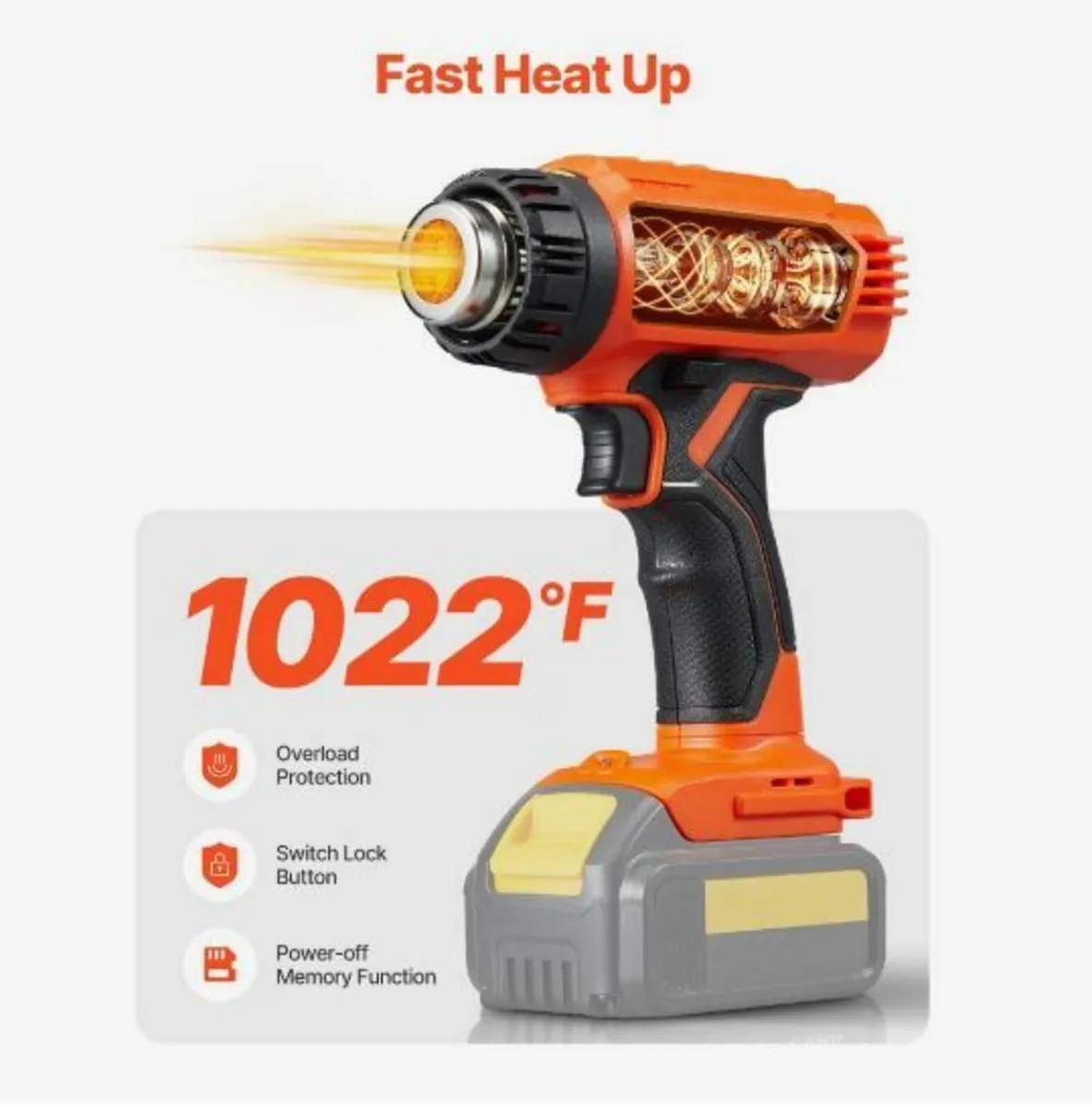 Cordless Heat Gun Hot Air Gun - Image 3