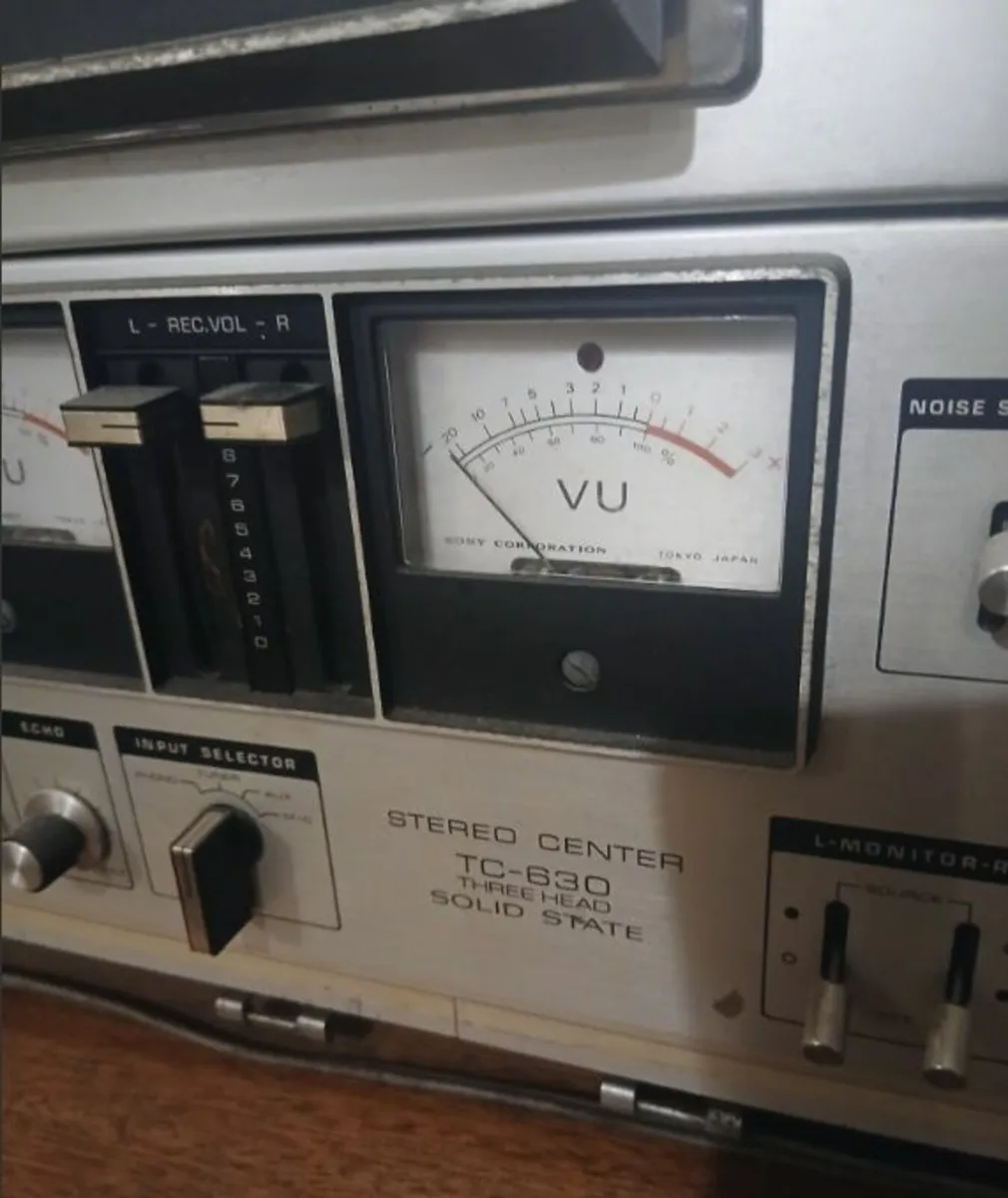 Sony Stereo Recorder Three Head TC-630 Not Tested - Image 3