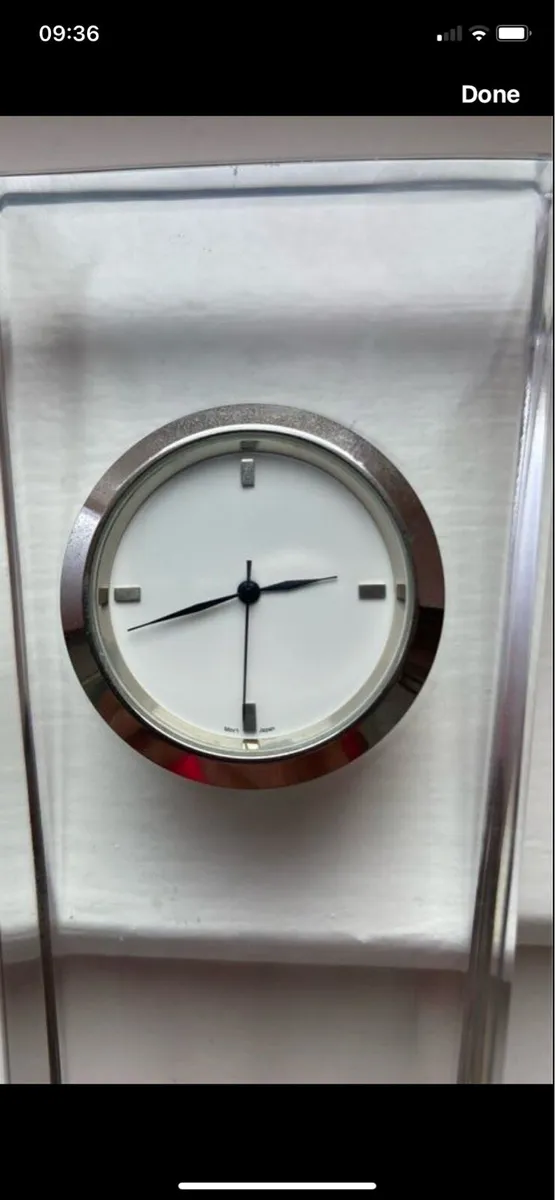 Vintage John Rocha Waterford Crystal Clock - Image 2