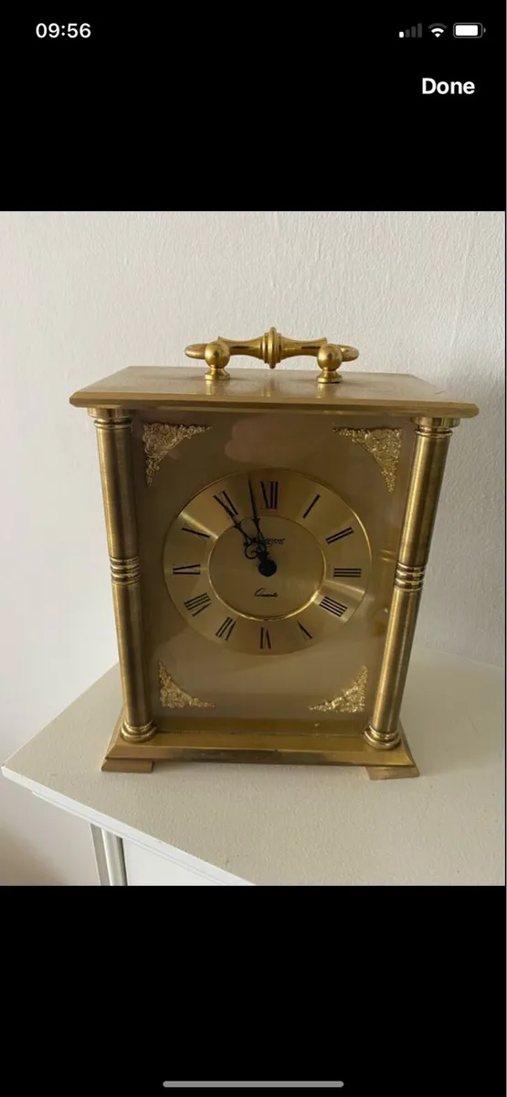 Vintage Heavy Carriage Clock - Image 1