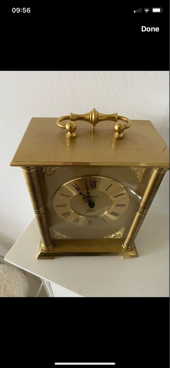 Vintage Heavy Carriage Clock - Image 2