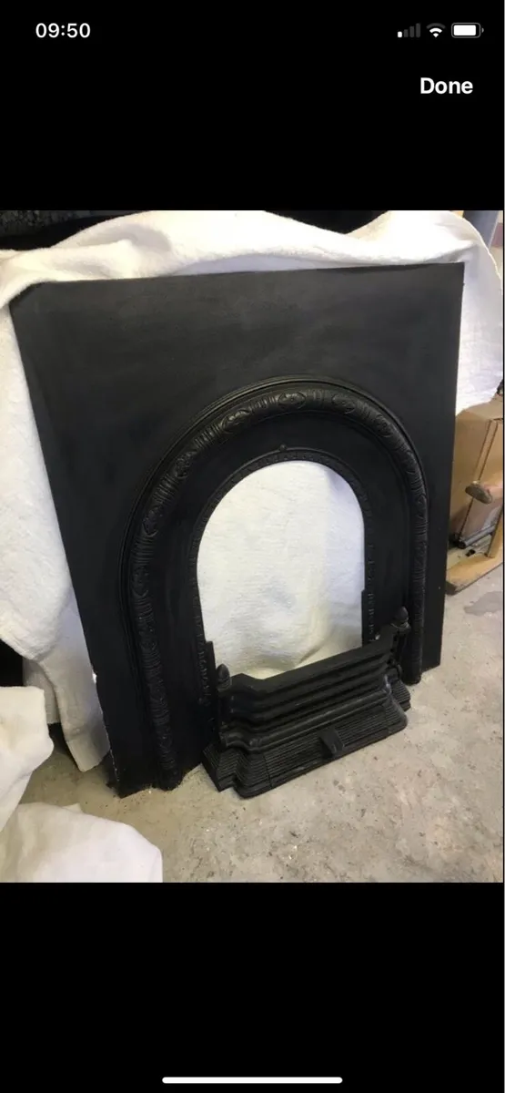 Victorian Cast Iron Fireplace& Grill - Image 3