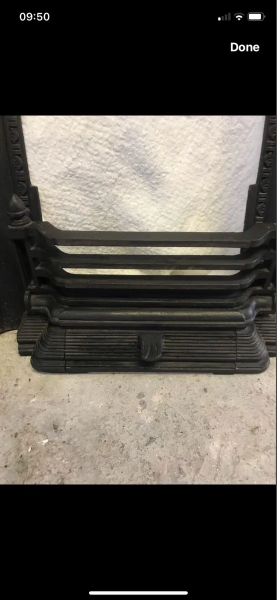 Victorian Cast Iron Fireplace& Grill - Image 4