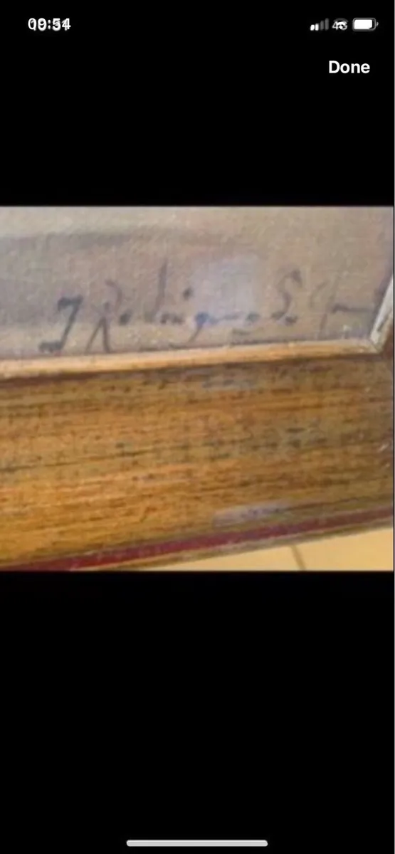 Antique picture-La Guitarista - Image 4
