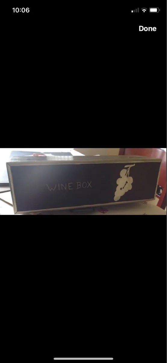 Unique Handcrafted Timber Wine Box - Image 1