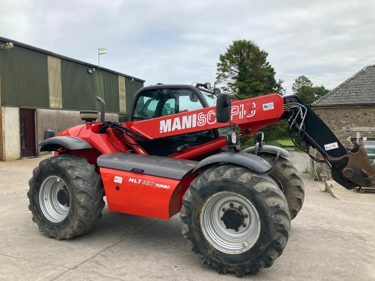 Manitou MLT627 telehandler - Image 1