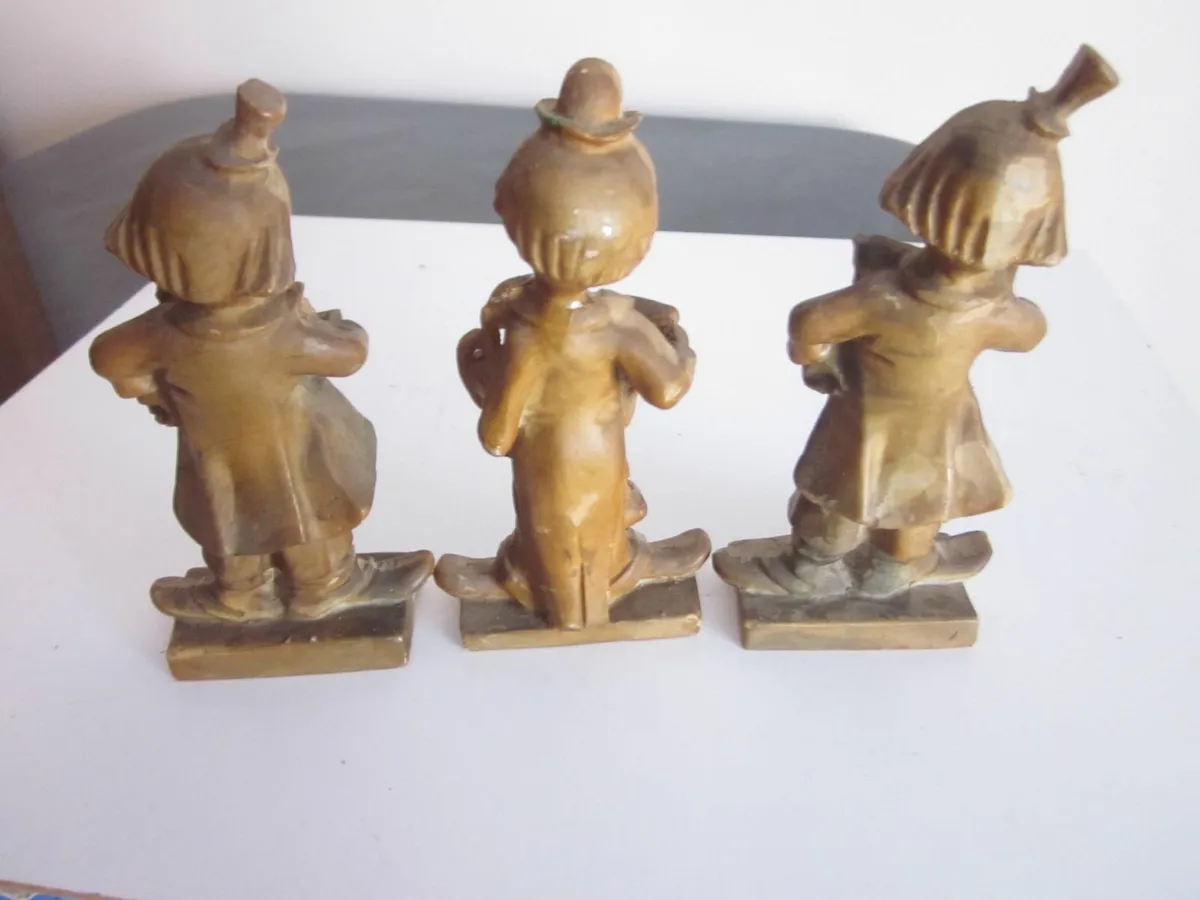 Three Vintage Boy Clown Figures 5" - Image 3