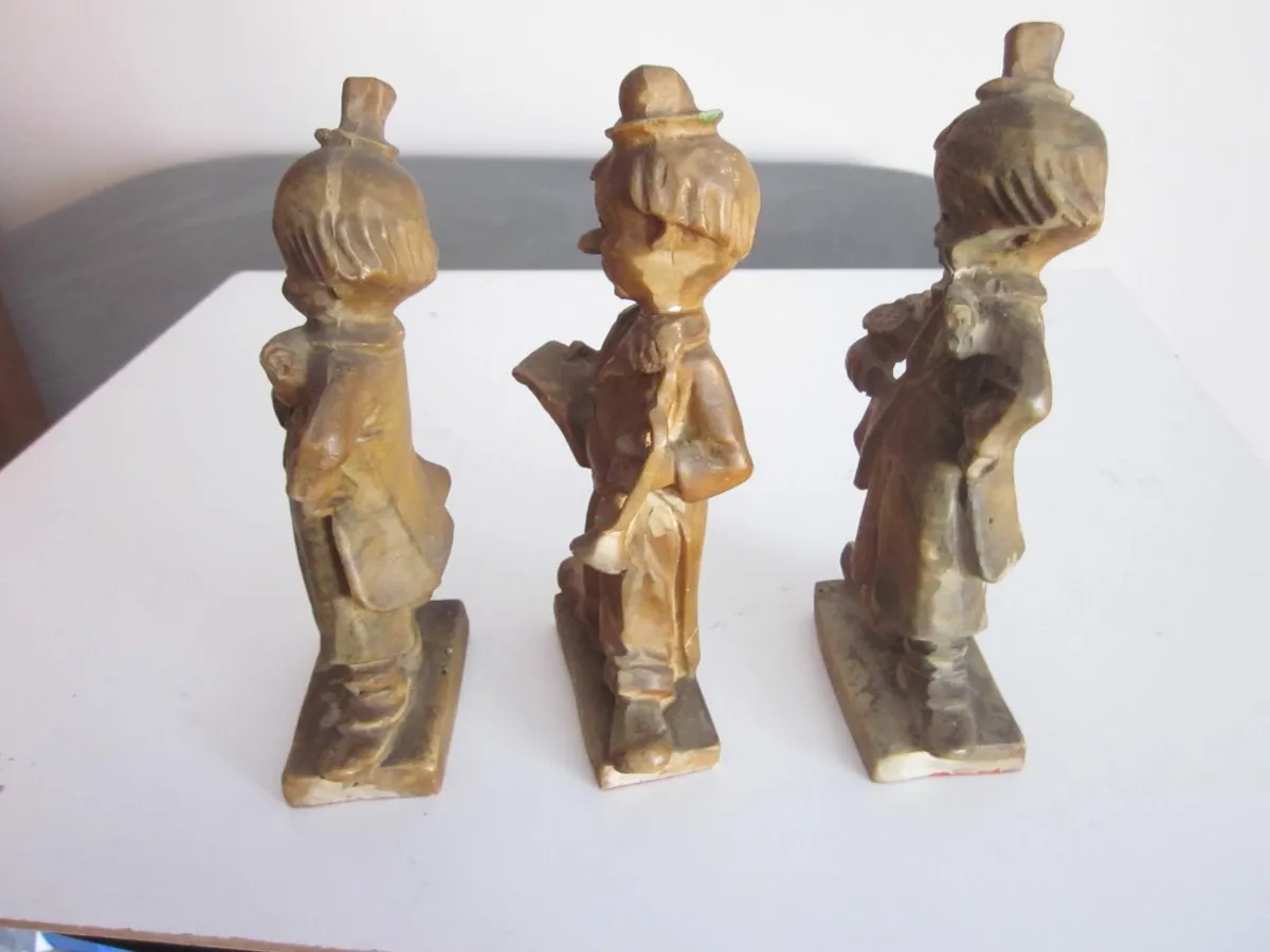 Three Vintage Boy Clown Figures 5" - Image 4