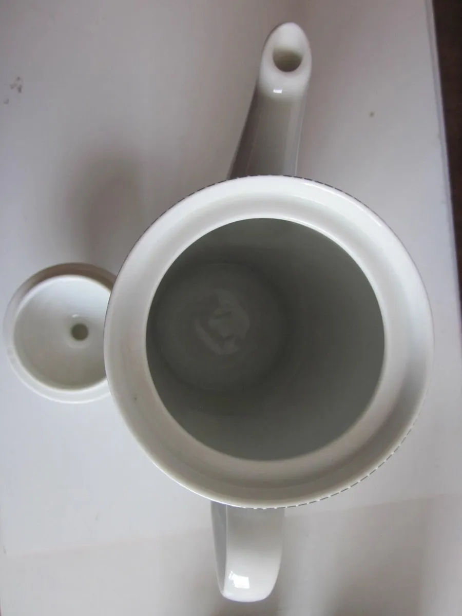 Rosenthal Porcelain Coffee Pot+Jug Onyx Design1960 - Image 3