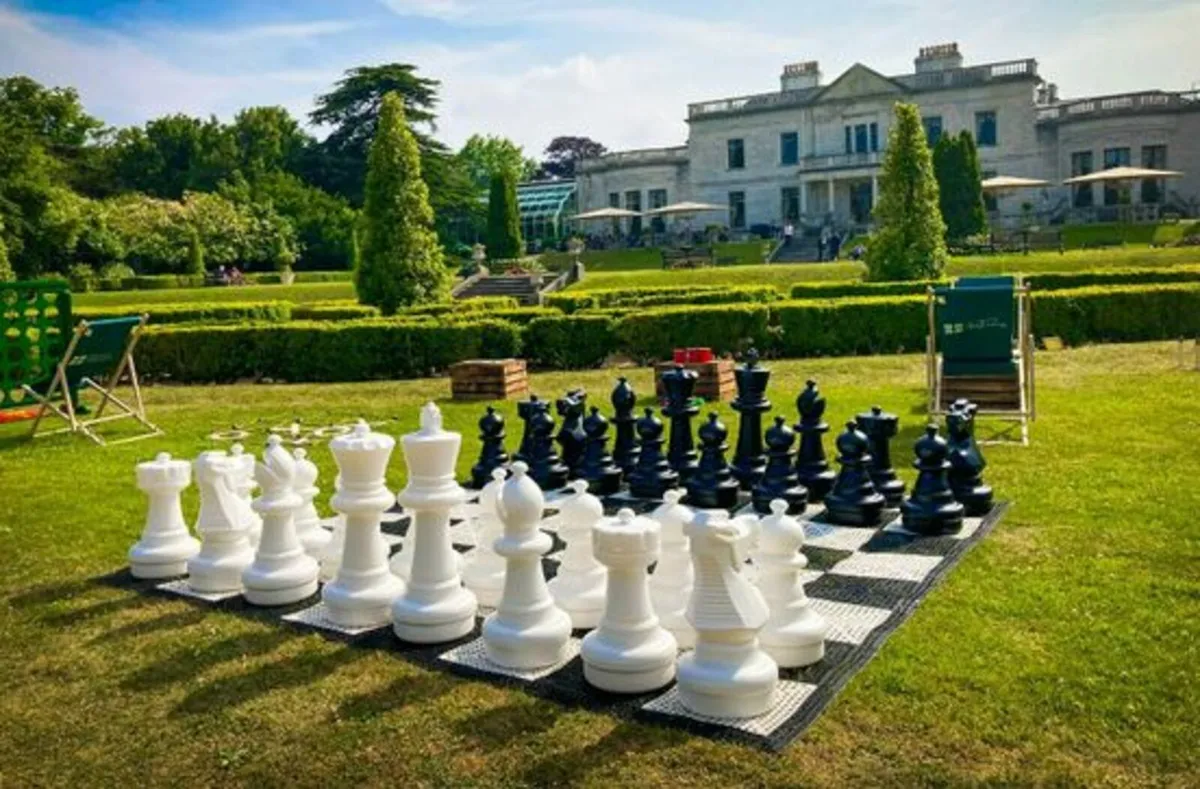 Garden chess set - Image 1