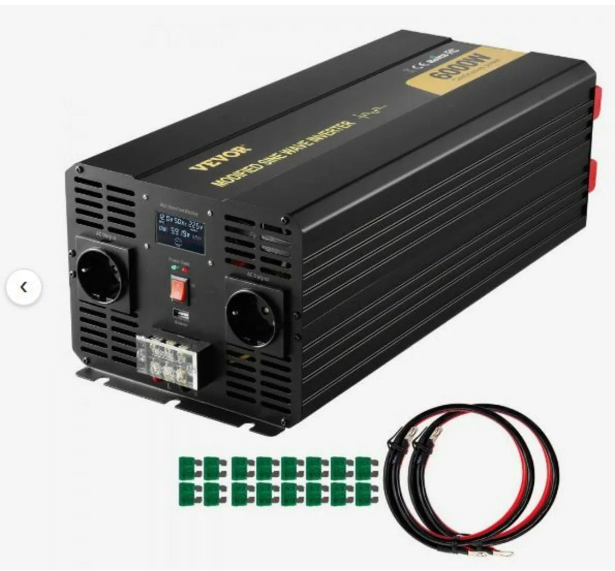 Power Inverter Modified Sine Wave Inverter 6000W - Image 1