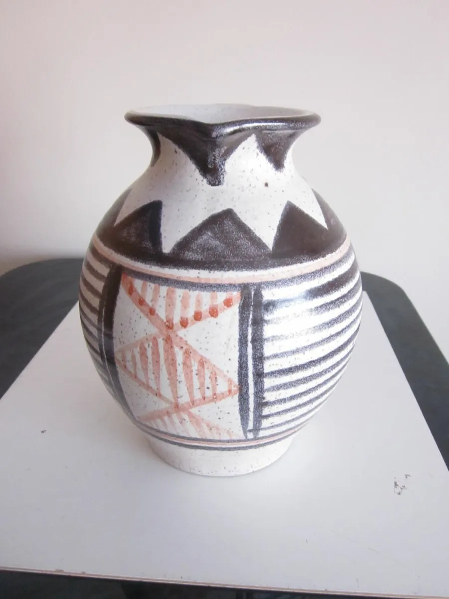 Vintage Scheurich West German Ceramic Jug Vase 603 - Image 2