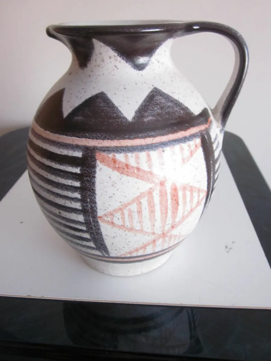 Vintage Scheurich West German Ceramic Jug Vase 603 - Image 3