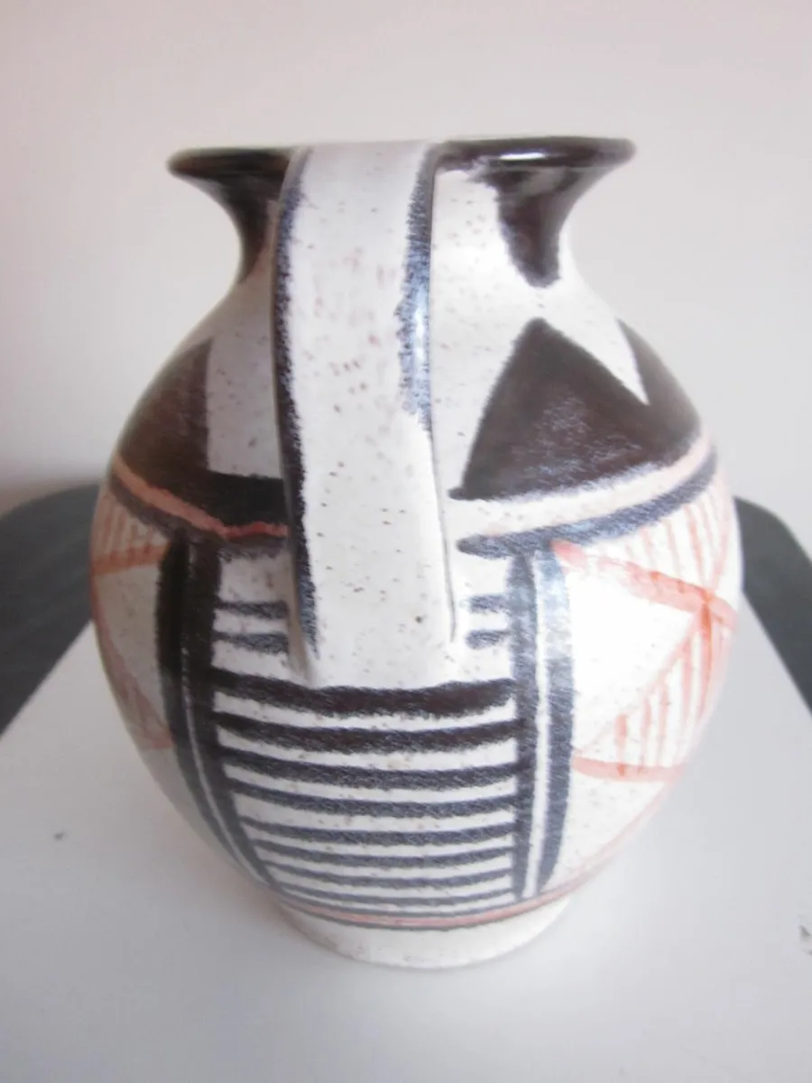 Vintage Scheurich West German Ceramic Jug Vase 603 - Image 4