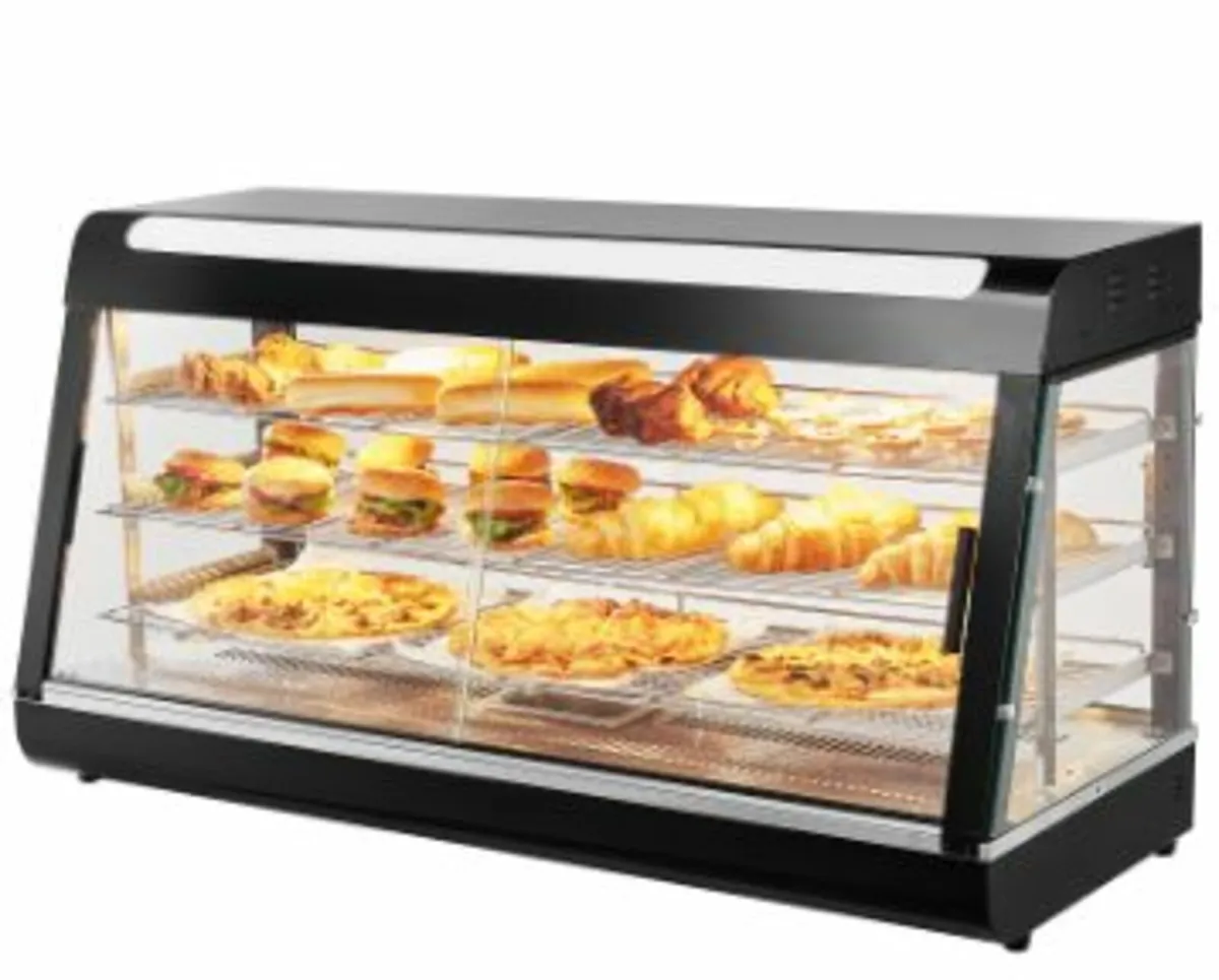3-Tier Commercial Food Warmer Display - Image 1