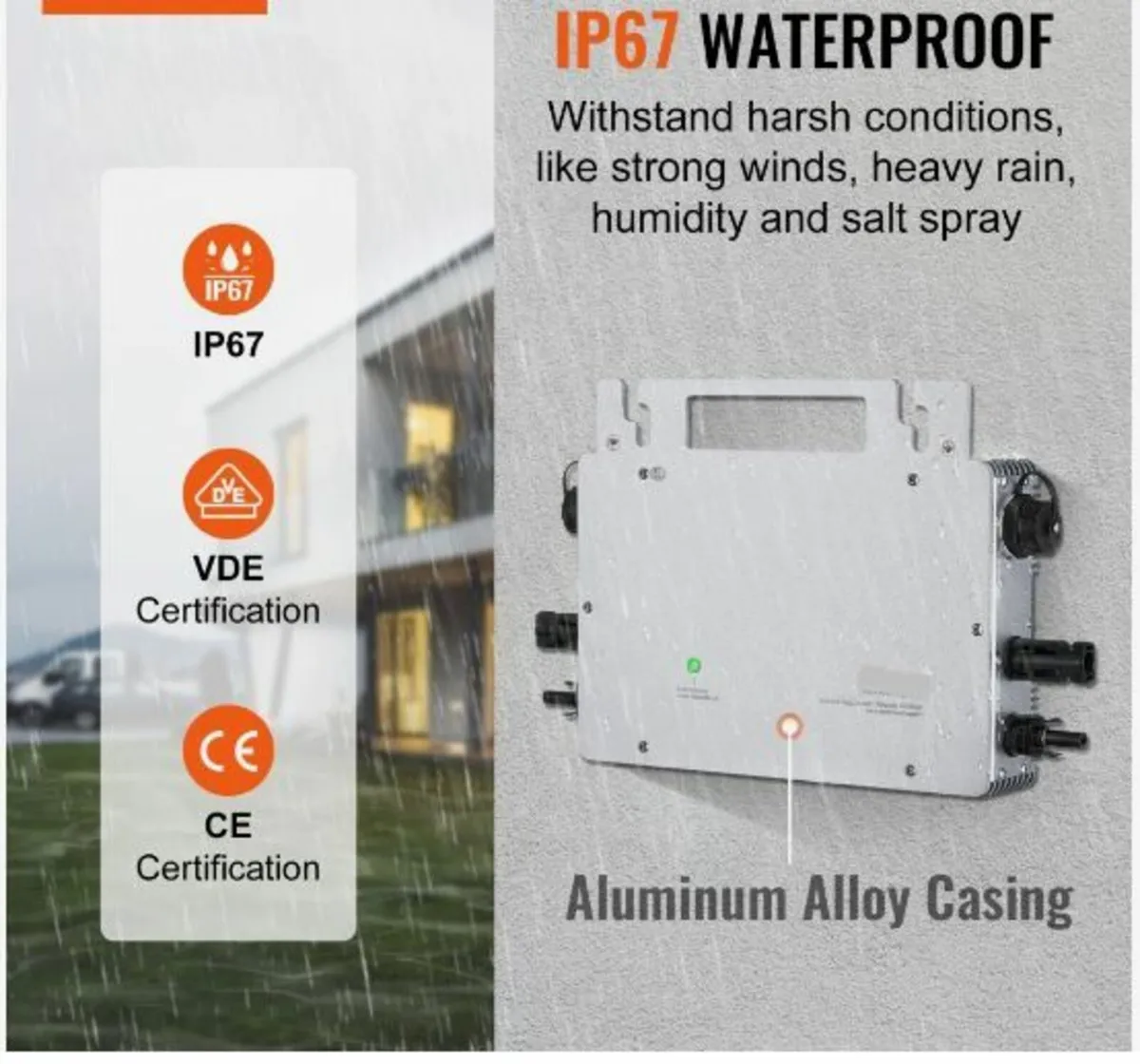 Solar Grid Tie Micro Inverter 600W Waterproof - Image 3