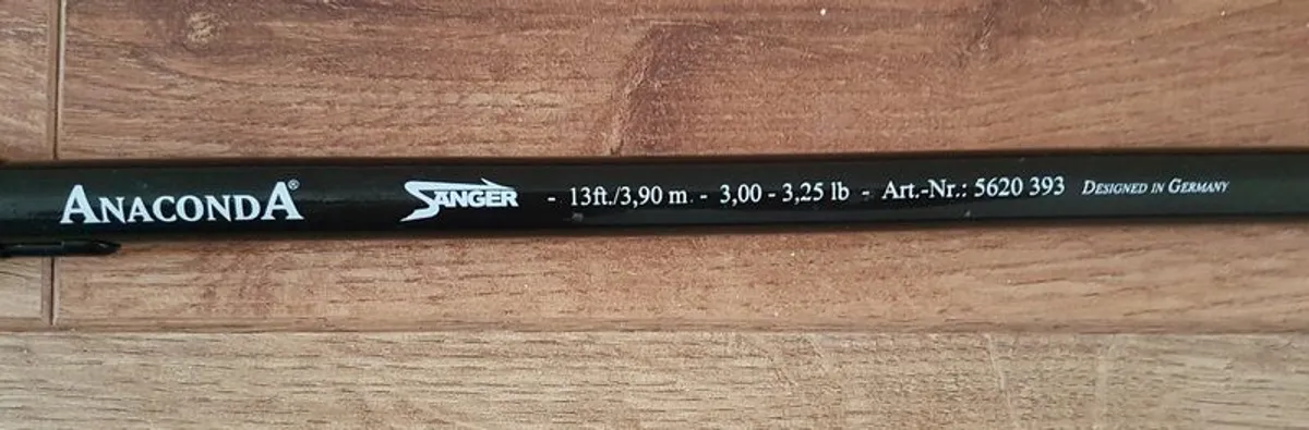 Anaconda Base Carp Rod 3.90m, 3.00 lb - 3.25 lb - 3 pieces - Carp Tench Bream Roach Feeder Method Groundbait Pellet Pike Deadbait - Image 2