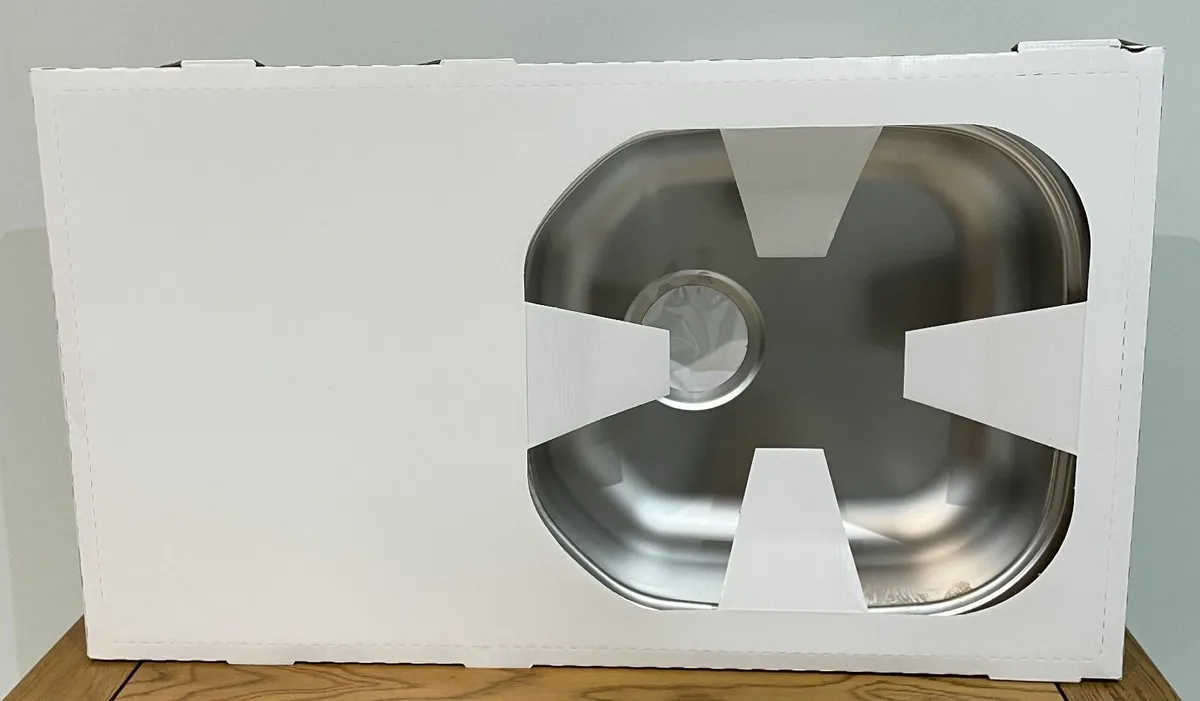 1 Bowl Sink & Drainer: 435 x 760mm - BRAND NEW - Image 3
