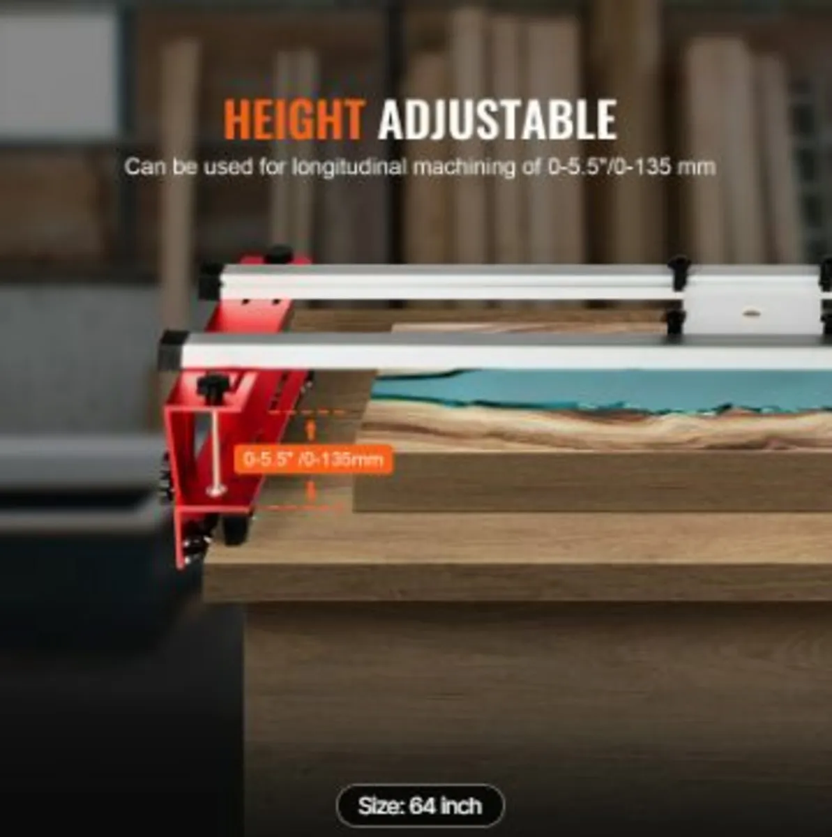 Router Sled, 64 inches, Portable and Easy to Adju - Image 4