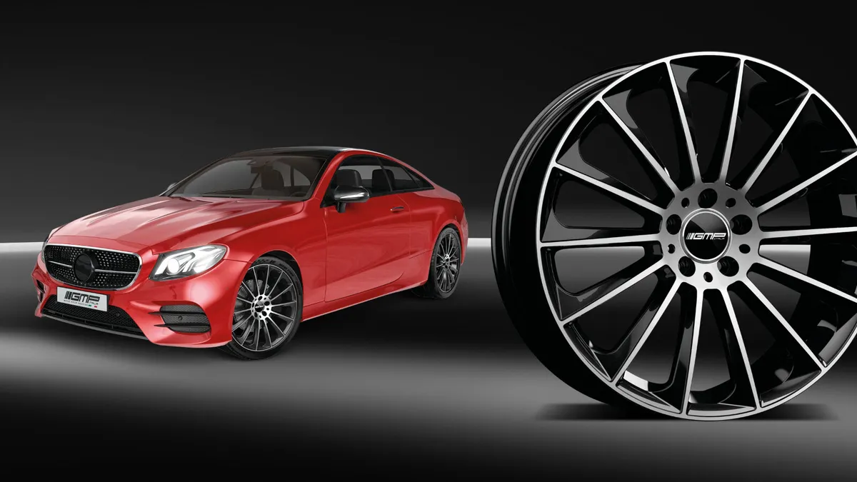 MERCEDES E CLASS ALLOY WHEELS MADE BY  GMP ITALY - Image 4