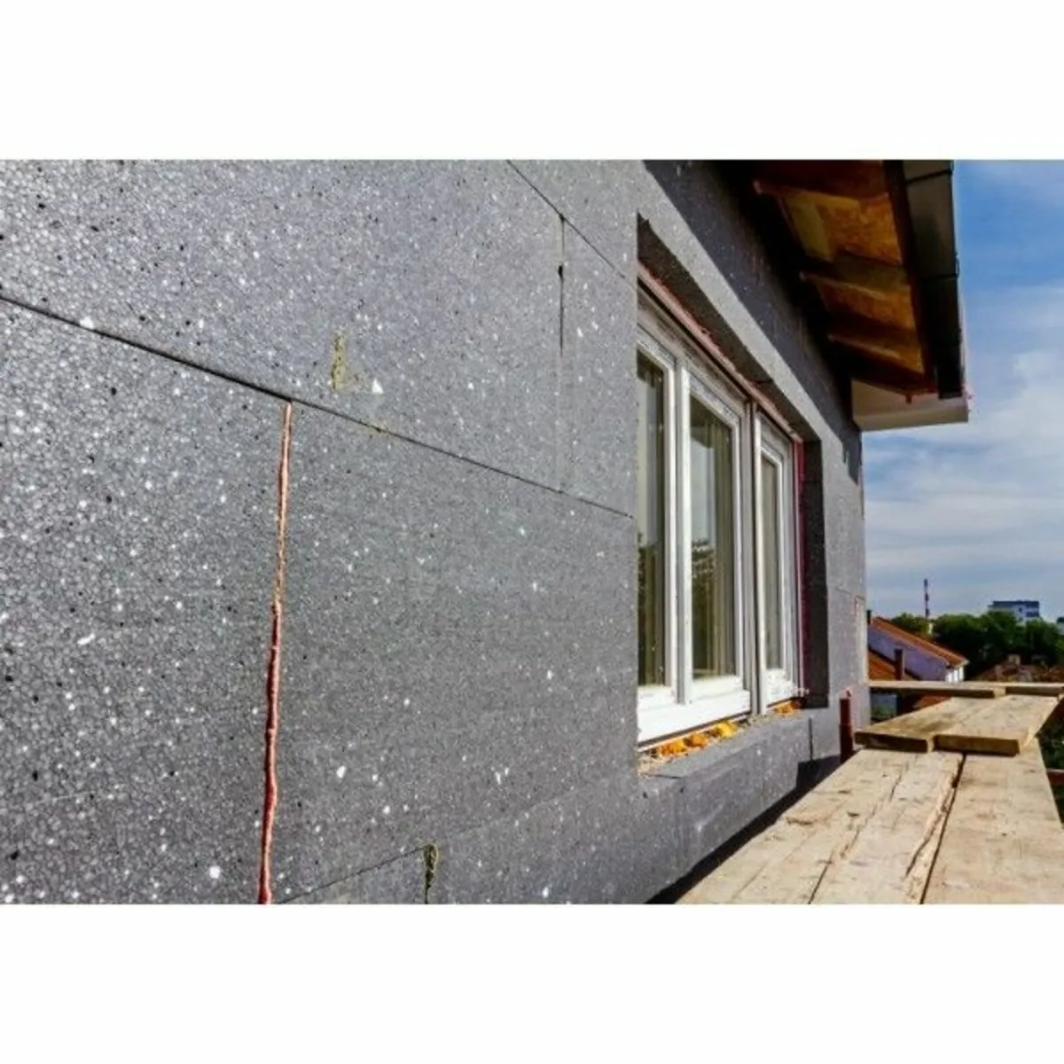 Facade Polystyrene U-031 Insulation Boards Graphit - Image 1