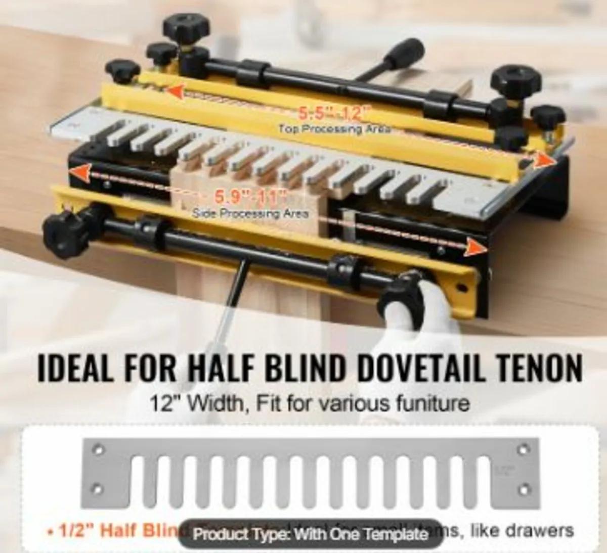 Dovetail Jig 12 In Precise Dove Tailing - Image 2