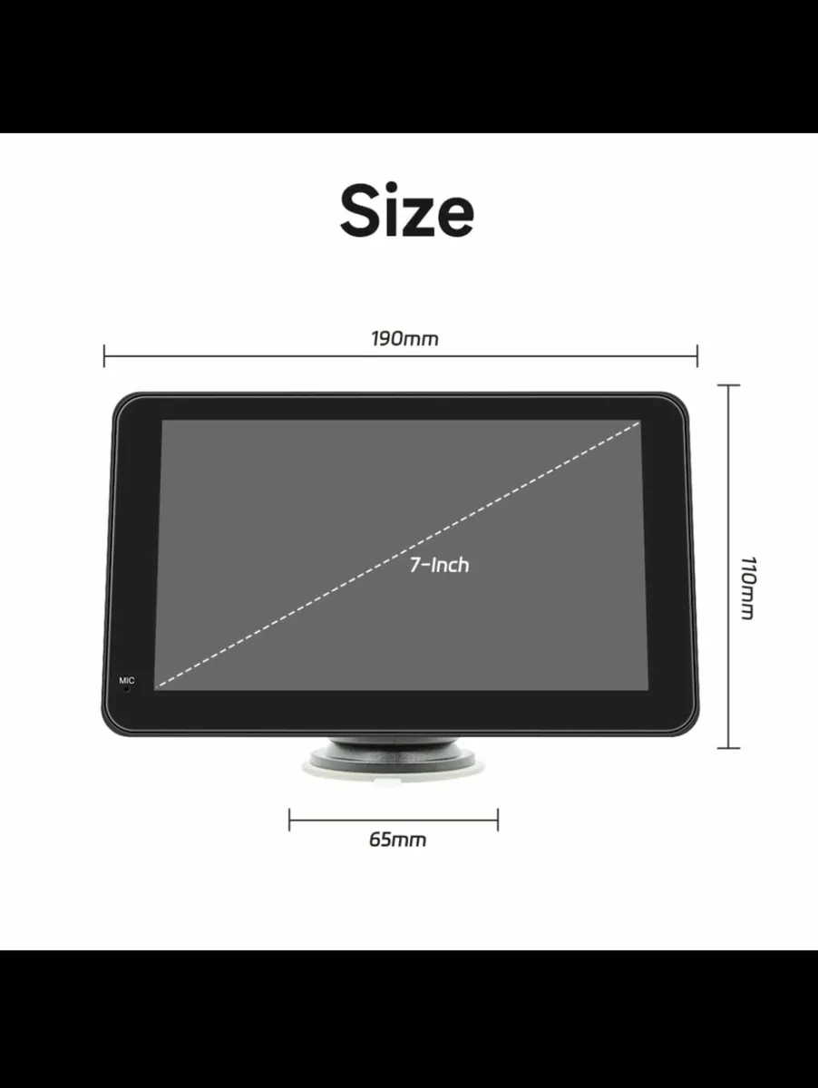 CarPlay Screen, 7-inch HD, Android Auto, Wireless - Image 2