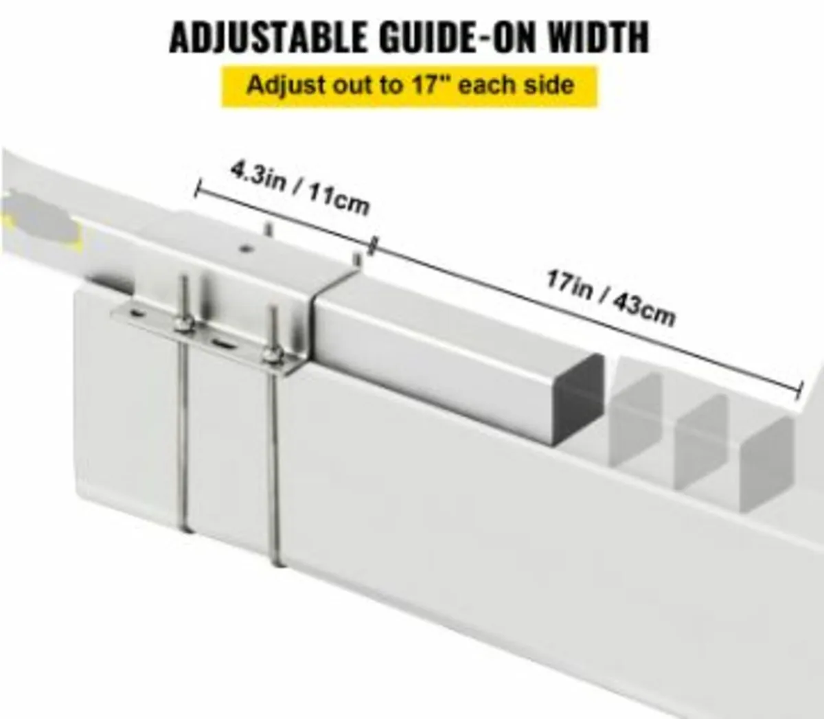 Boat Trailer Guide-ons, 46", One Pair - Image 4