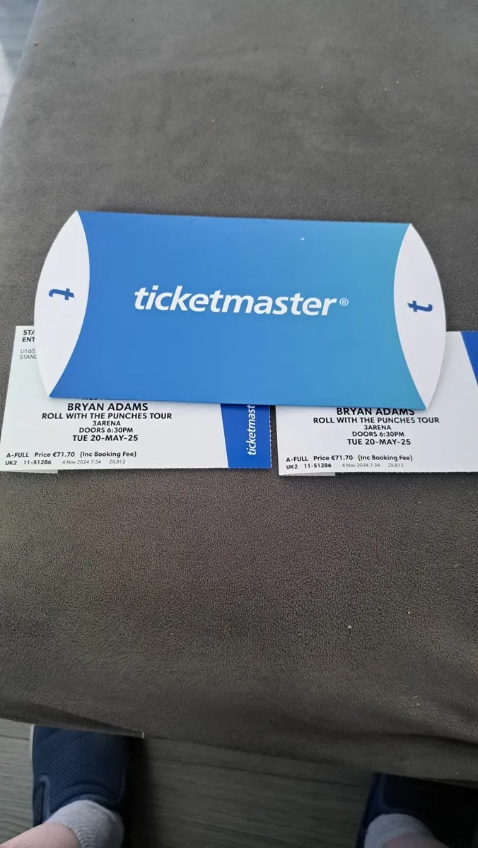 Bryan Adams Tickets 3 Arena