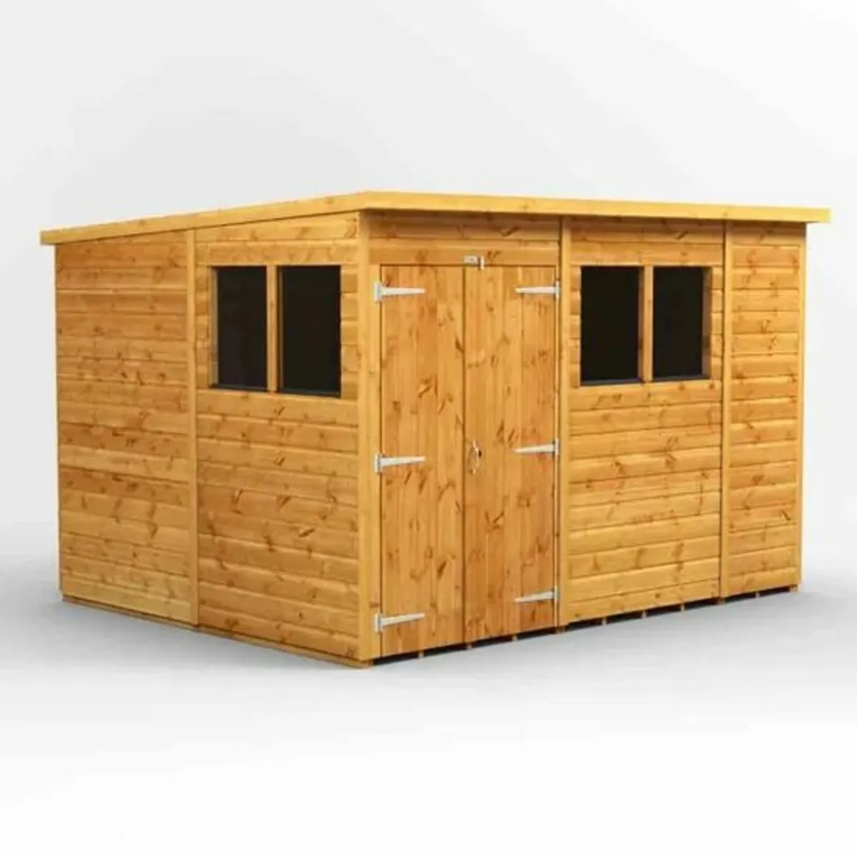 Coola 10x8 Deluxe Pent Sheds  Double Doors. - Image 2