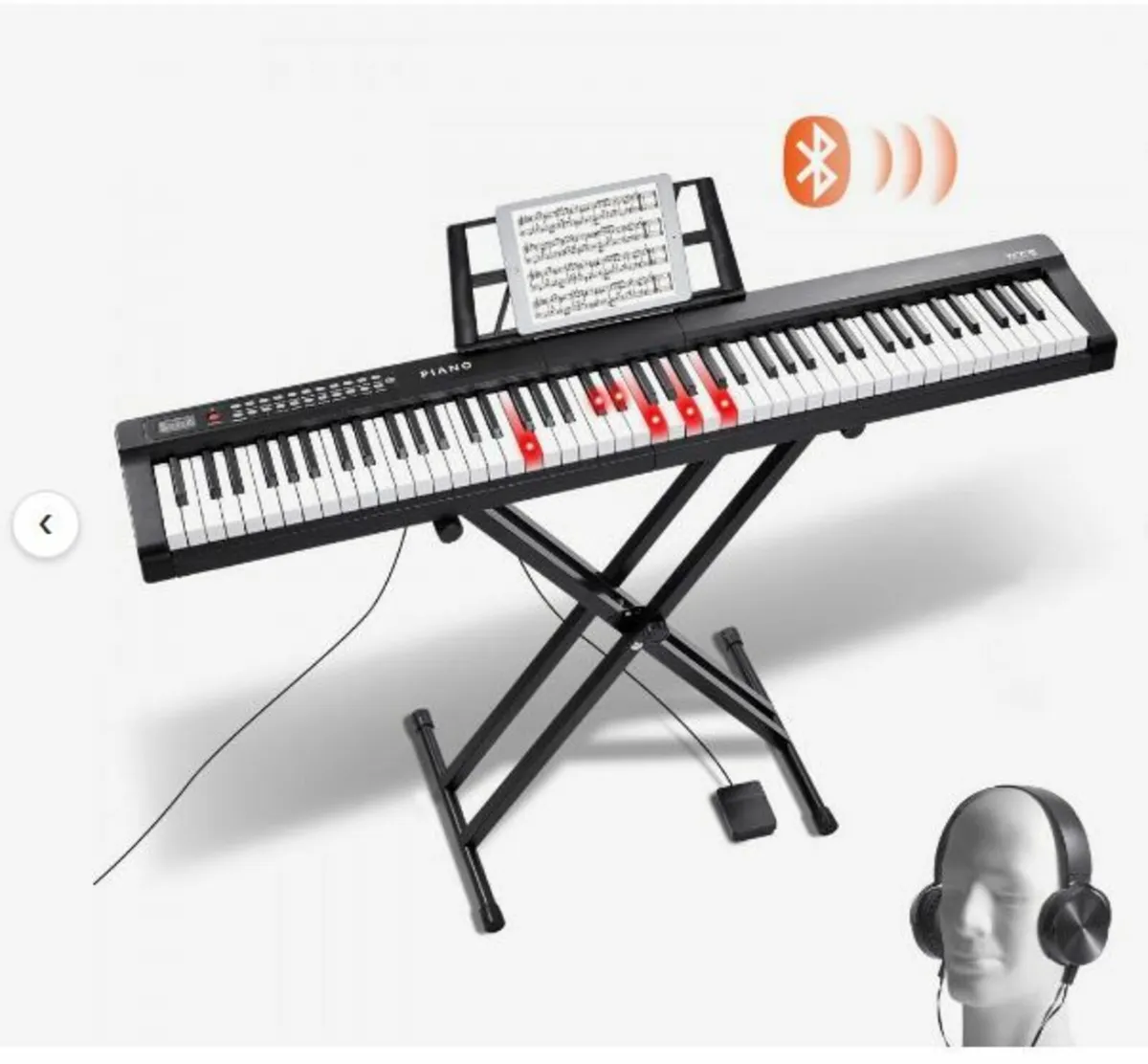 88 Key Digital Piano Keyboard Semi - Image 3