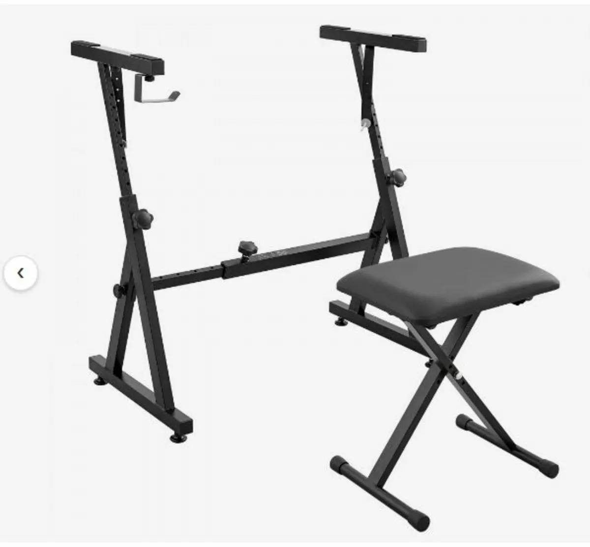 Piano Keyboard Stand and Bench Set, Z Style - Image 1