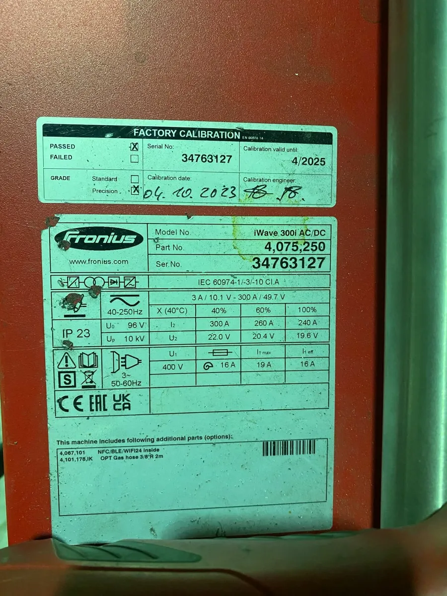 Fronius welder iWave AC/DC 300i - Image 4