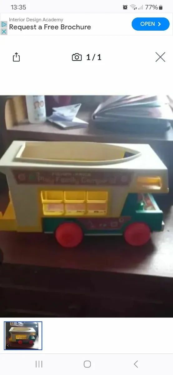 Fisher price camper van