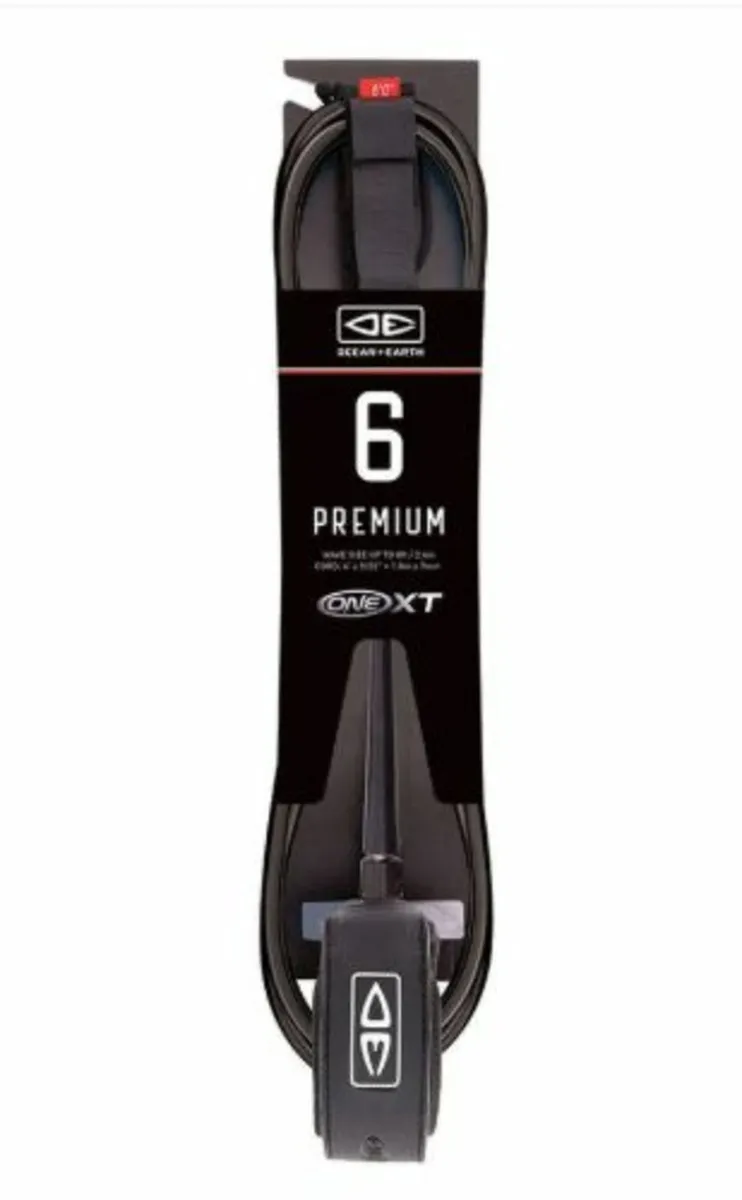 Ocean and Earth 6ft One-XT Premium Surfboard Leash - Image 2
