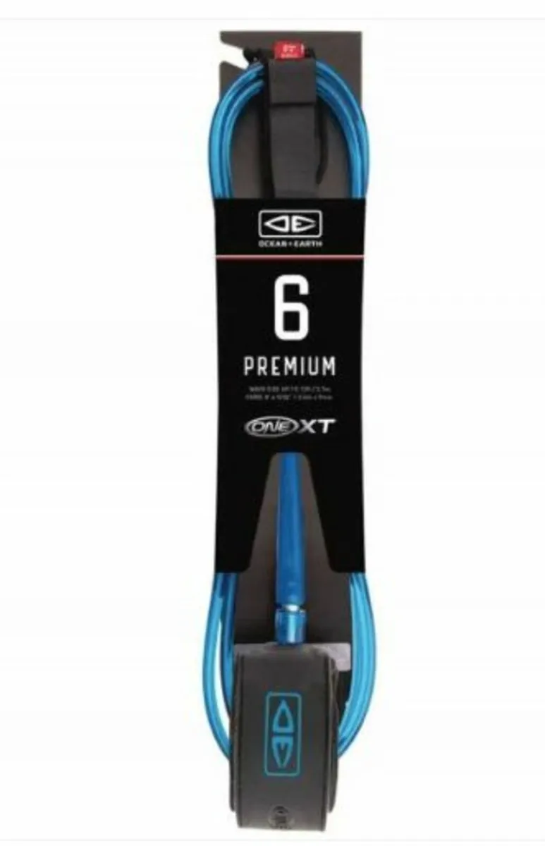 Ocean and Earth 6ft One-XT Premium Surfboard Leash - Image 3