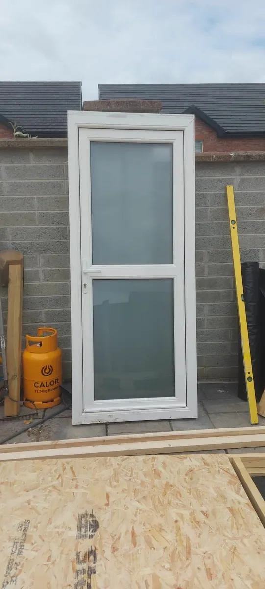White PVC Door and Frame - Image 2