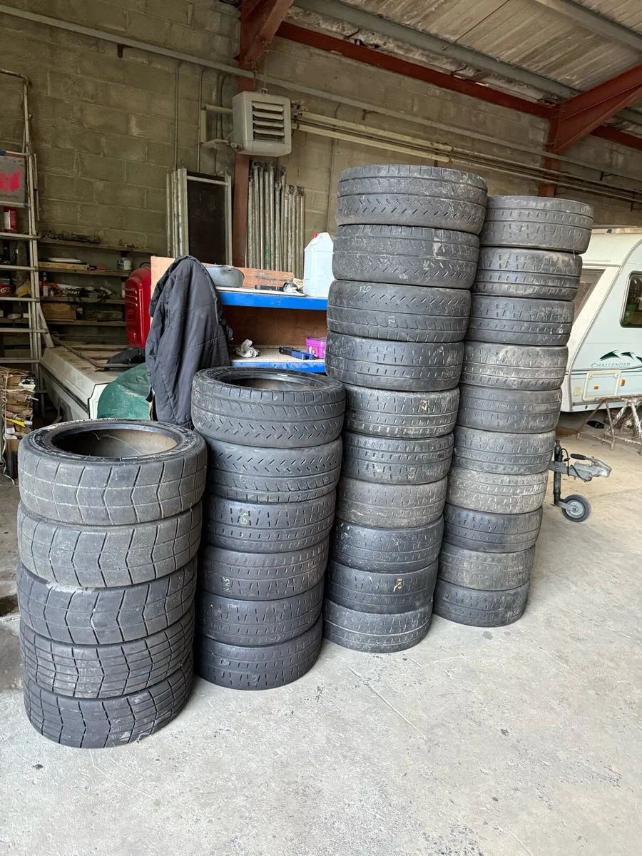 15” Rally’s tyres and wheels - Image 1