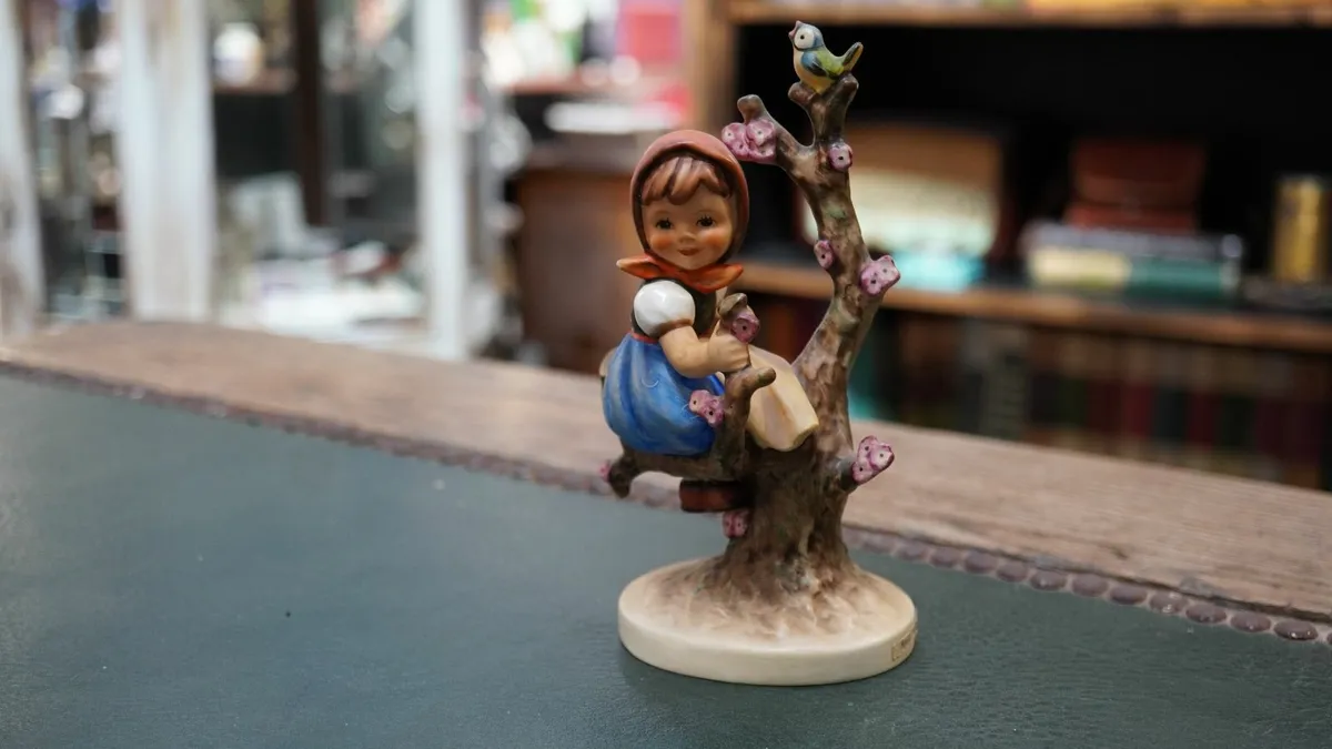 Goebel Hummel Figurine - Apple Tree Girl - Image 1