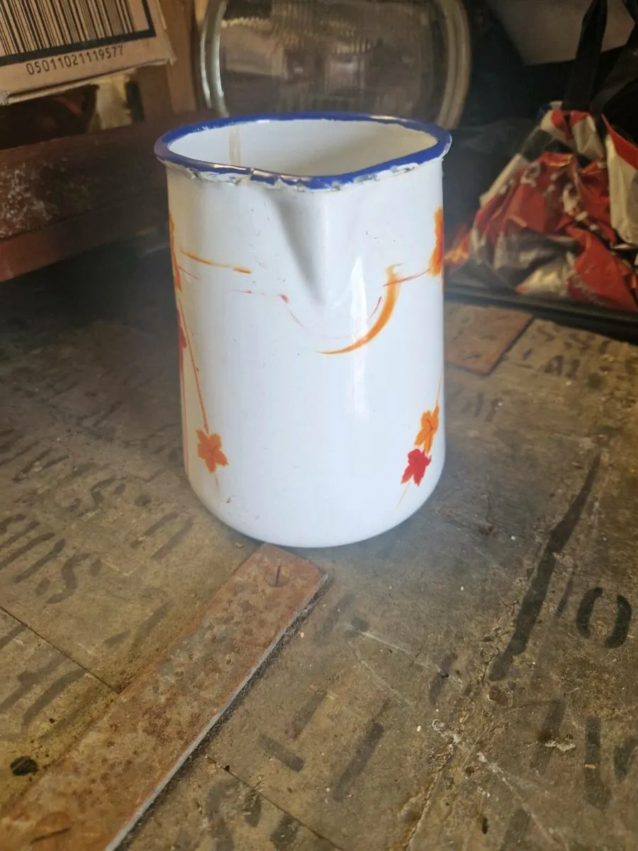 Vintage Enamel Jug - Image 2
