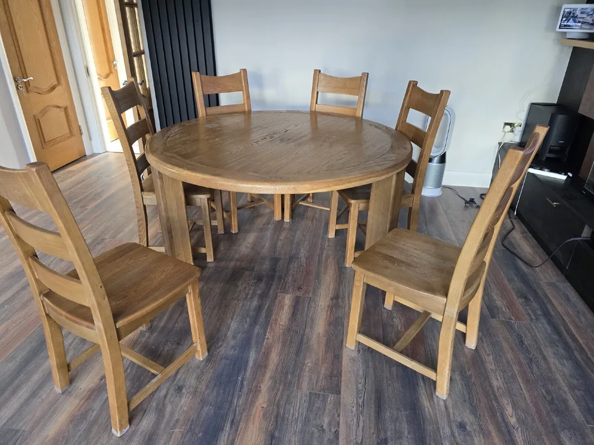 Dining Table and Chairs - Image 1