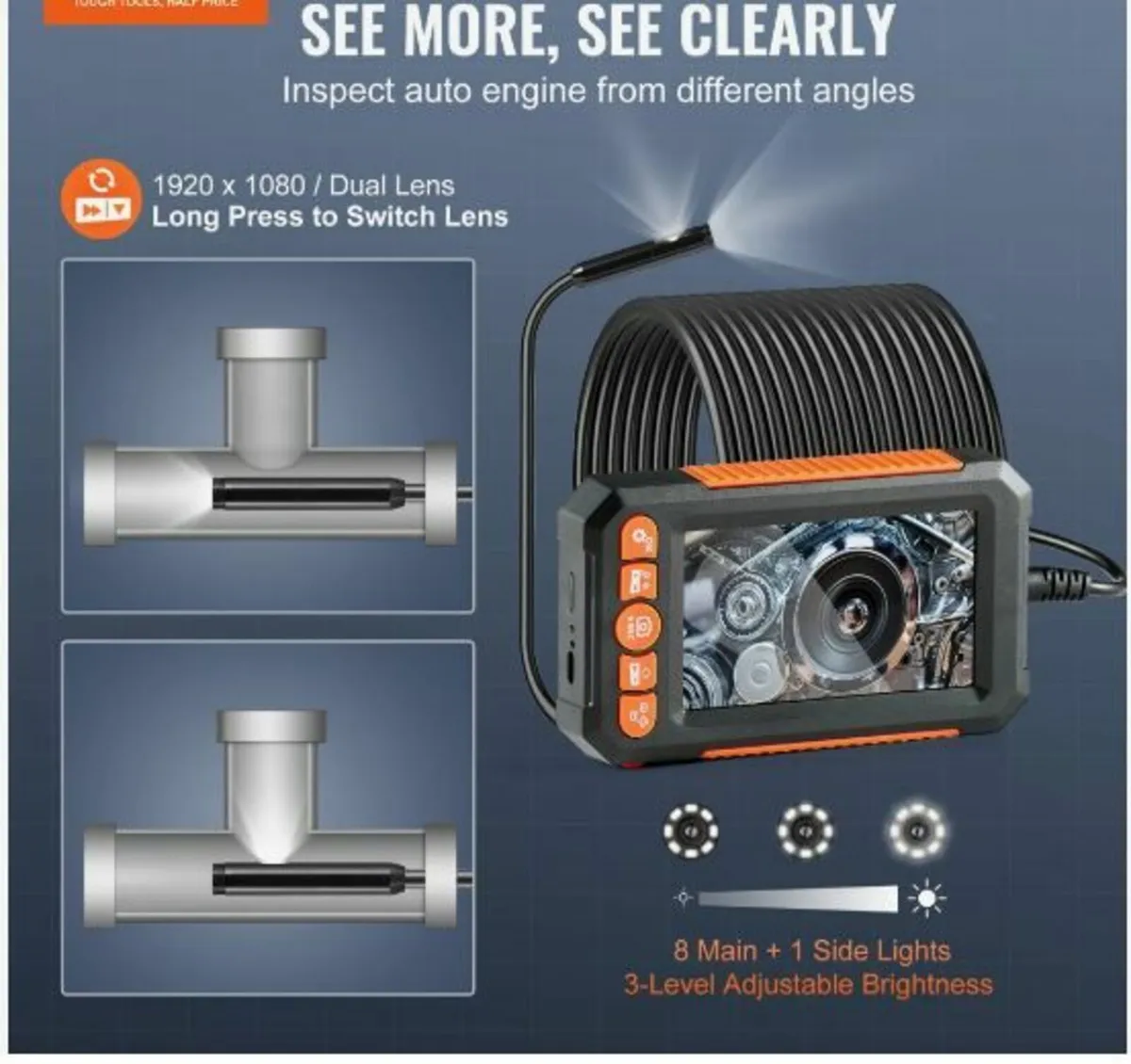 Endoscope Camera with Lights - Image 3