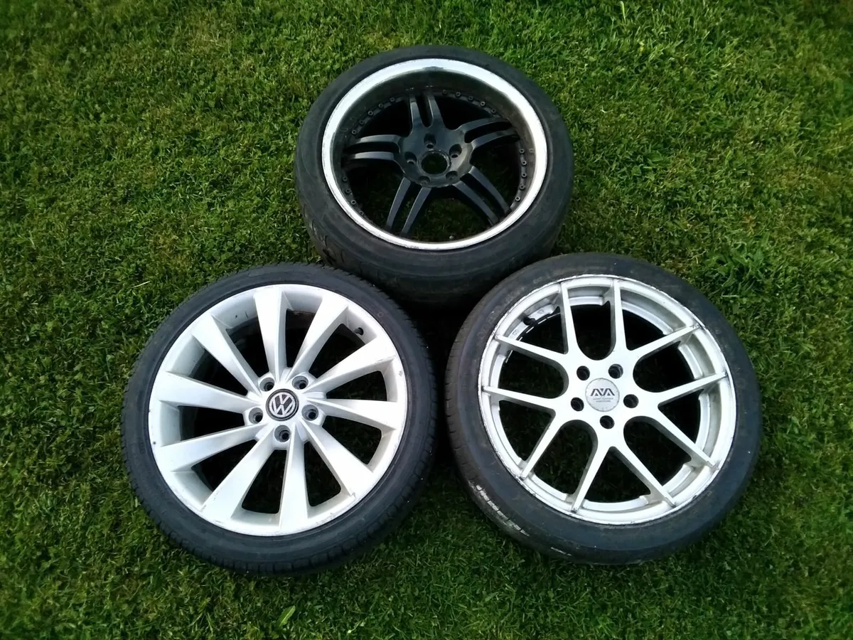 18" Scirocco & AVA alloys 5x112 - Image 1