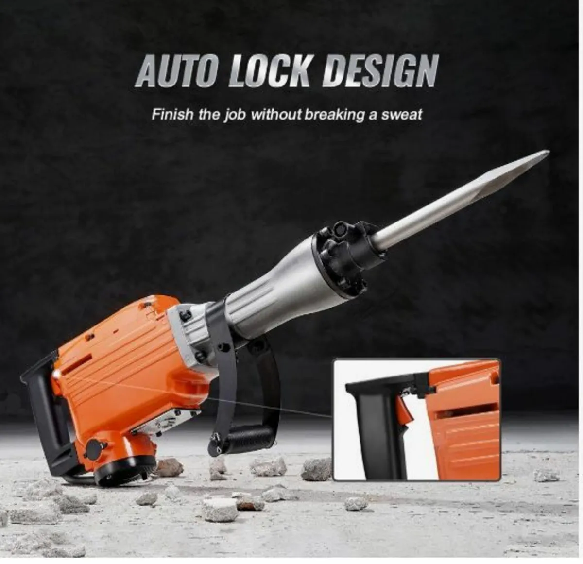 Demolition Jack Hammer Concrete Breaker 2200W - Image 4