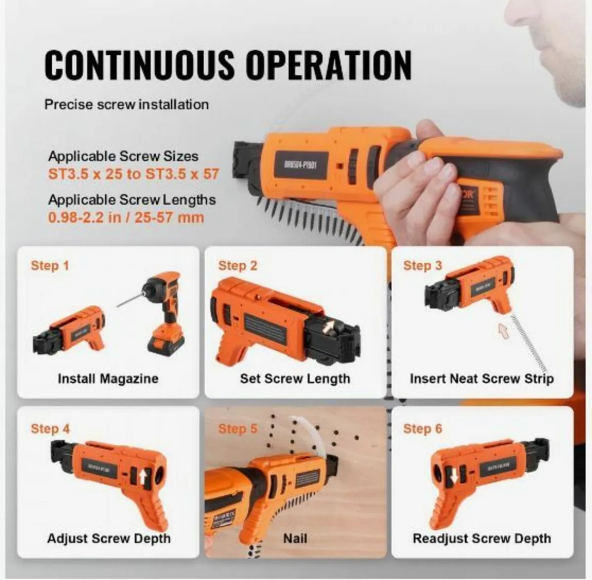 Drywall Screw Gun Auto-Feed - Image 4