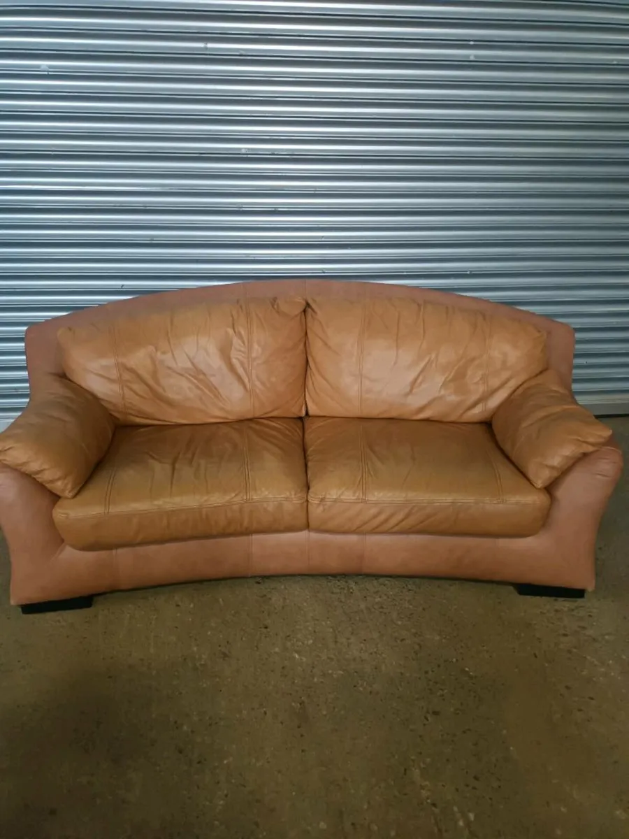 Leather Sofa - Image 1